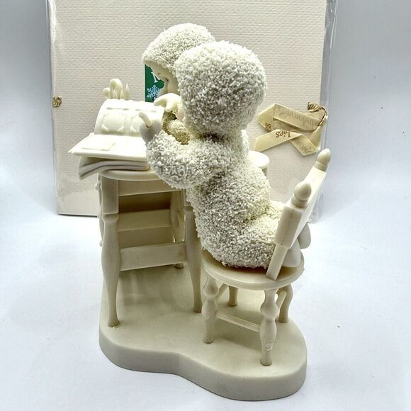 Dept. 56 Snowbabies "Scrapbook Crazy" Item #56.69444 Original Box W/Scrapbook - Picture 2 of 10